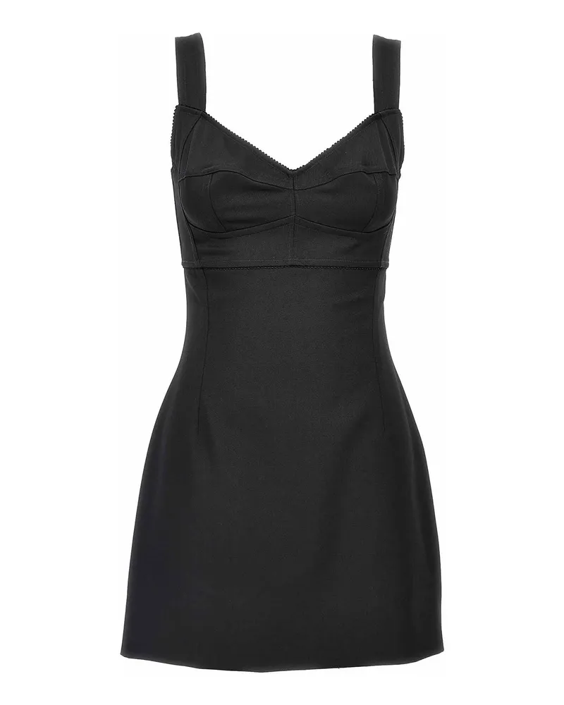 Dolce & Gabbana Kurzes Kleid - Schwarz Schwarz
