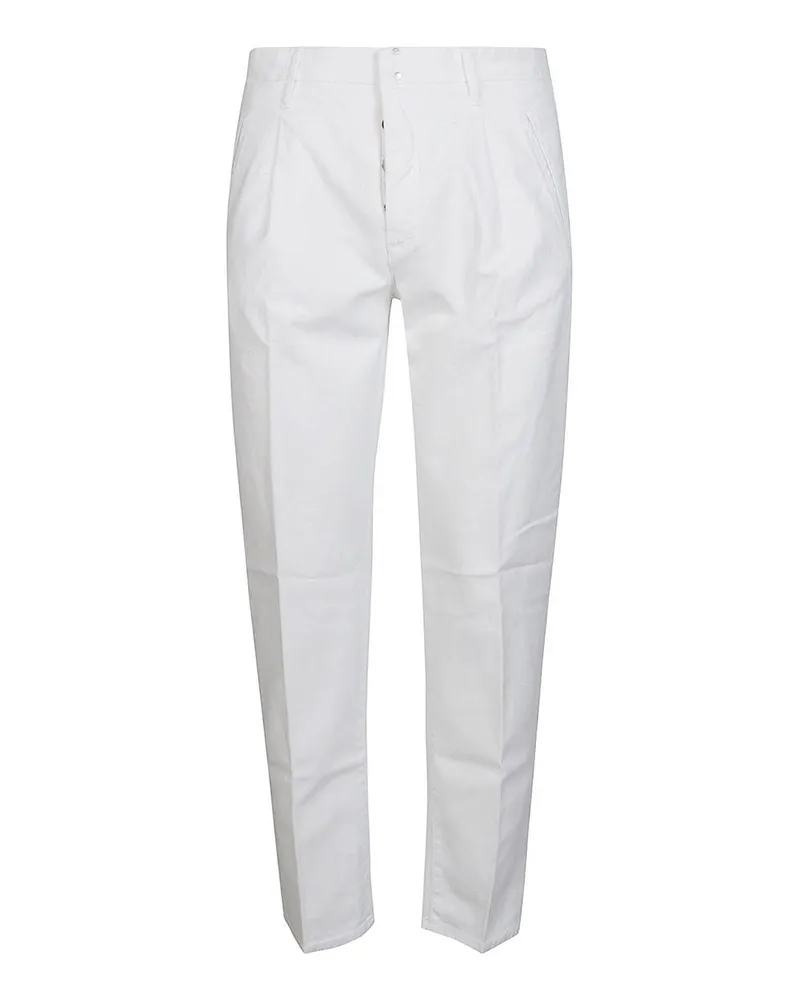 Incotex Casual Hose - Weiß Weiß