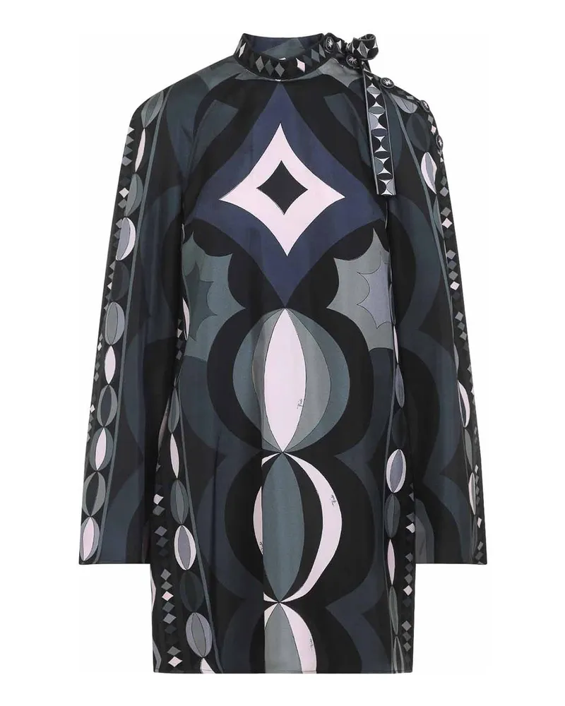 Emilio Pucci Kurzes Kleid - Schwarz Schwarz