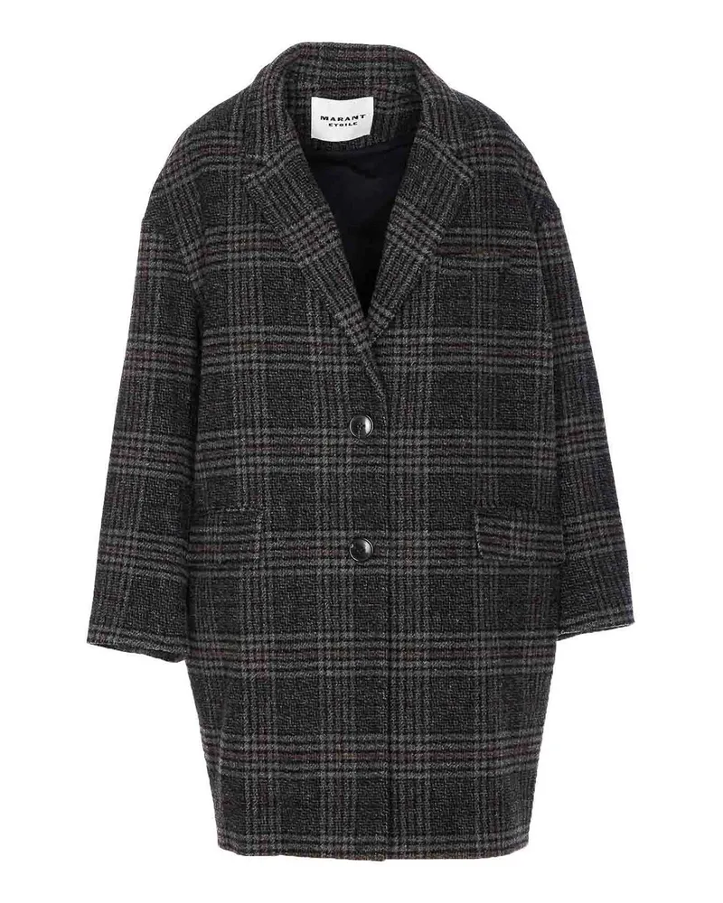 Étoile Isabel Marant Kurzer Mantel - Grau Grau