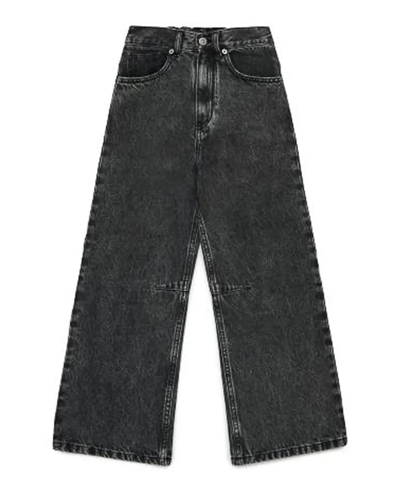 Maison Margiela Straight Leg Jeans - Schwarz Schwarz