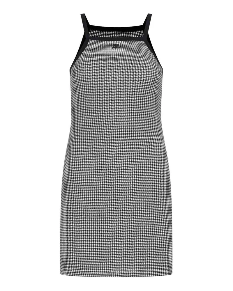 Courrèges Kurzes Kleid - Grau Grau