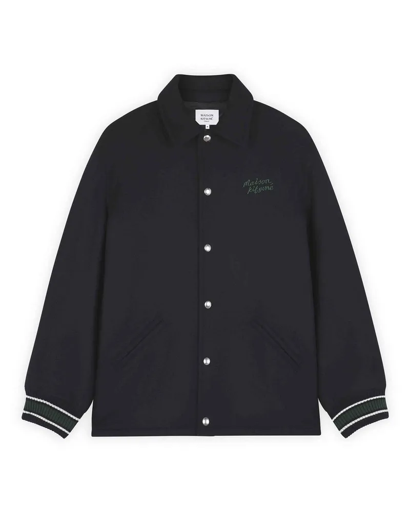 Kitsuné Casualjacke - Schwarz Schwarz