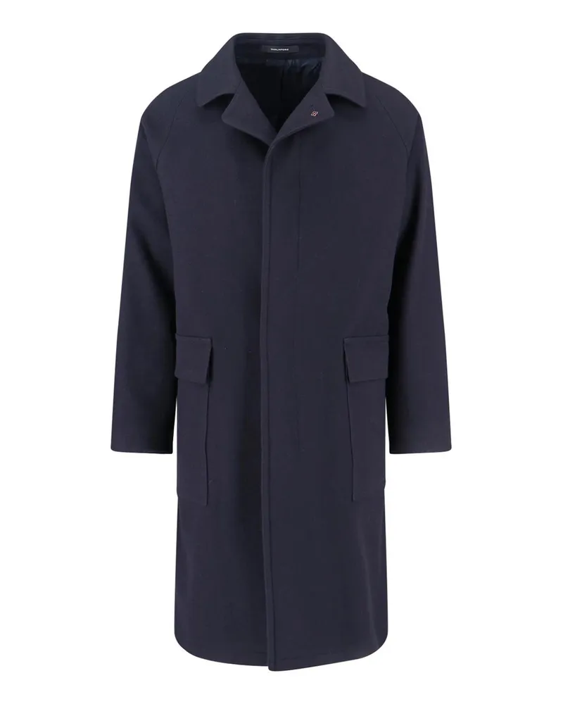 Tagliatore Knielanger Mantel - Blau Blau