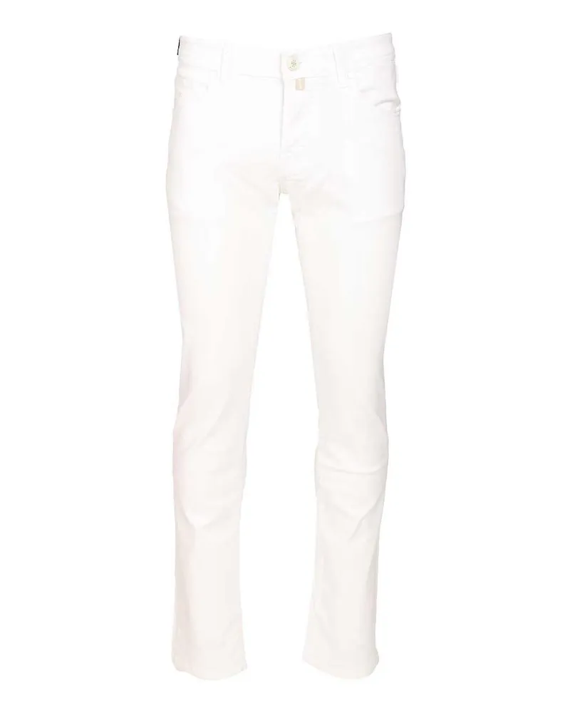 Jacob Cohën Straight Leg Jeans - Weiß Weiß
