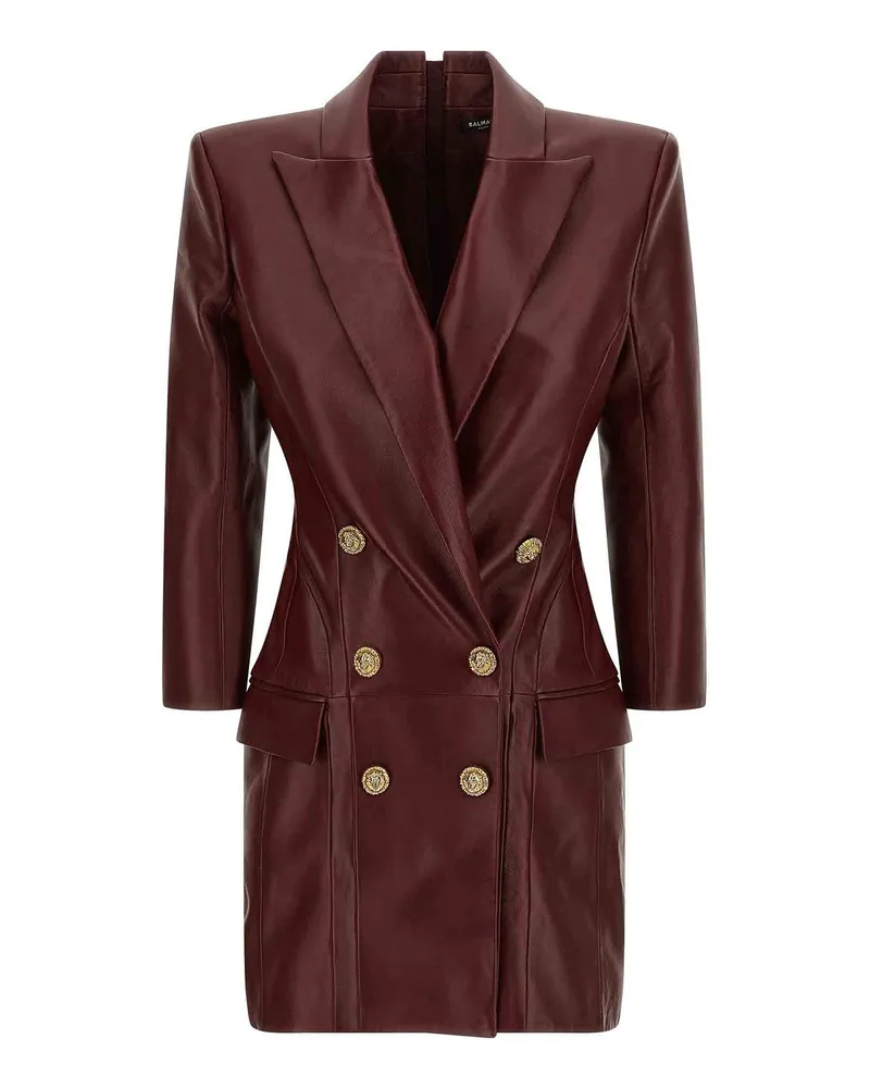 Balmain Blazer - Dunkelrot Dunkelrot