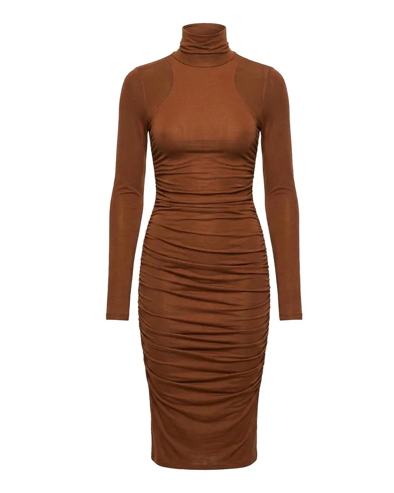 Elisabetta Franchi Knielanges Kleid - Braun Braun