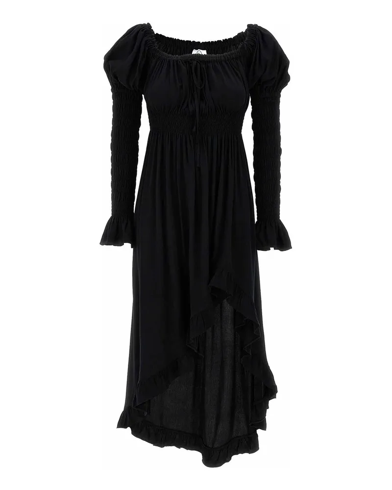 SLEEPER Knielanges Kleid - Schwarz Schwarz