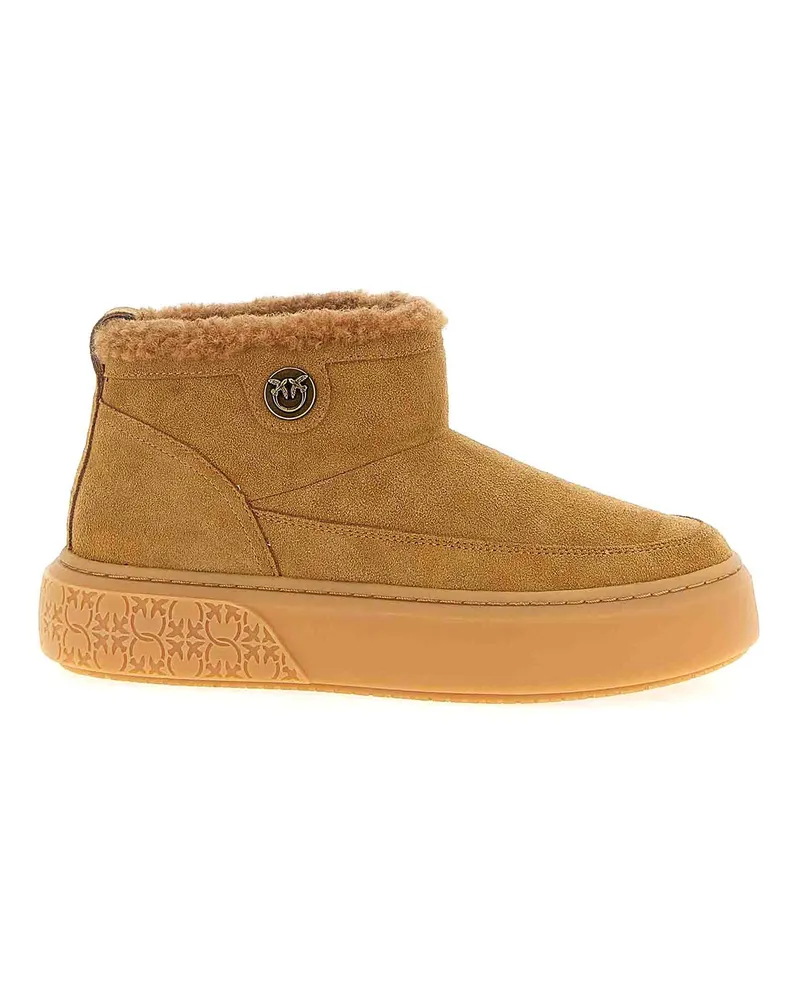 Pinko Stiefeletten - Beige Beige