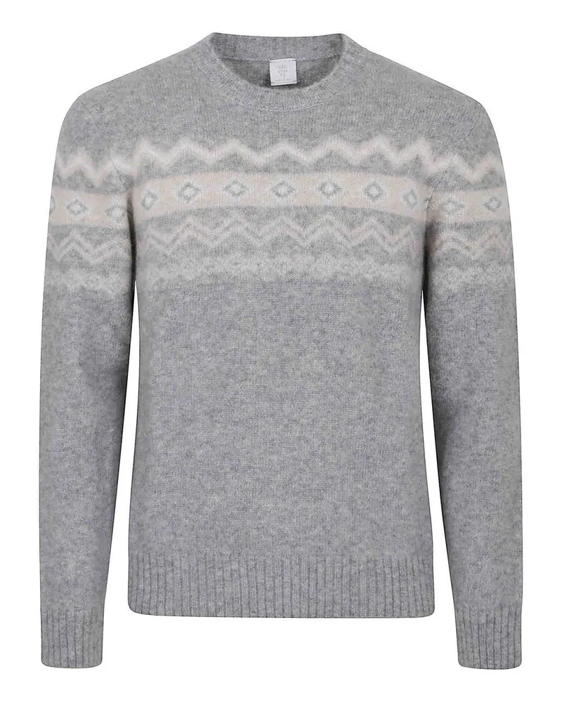 Eleventy Rundhalspullover - Blau Blau