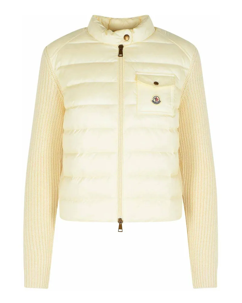 Moncler Cardigan - Creme Creme