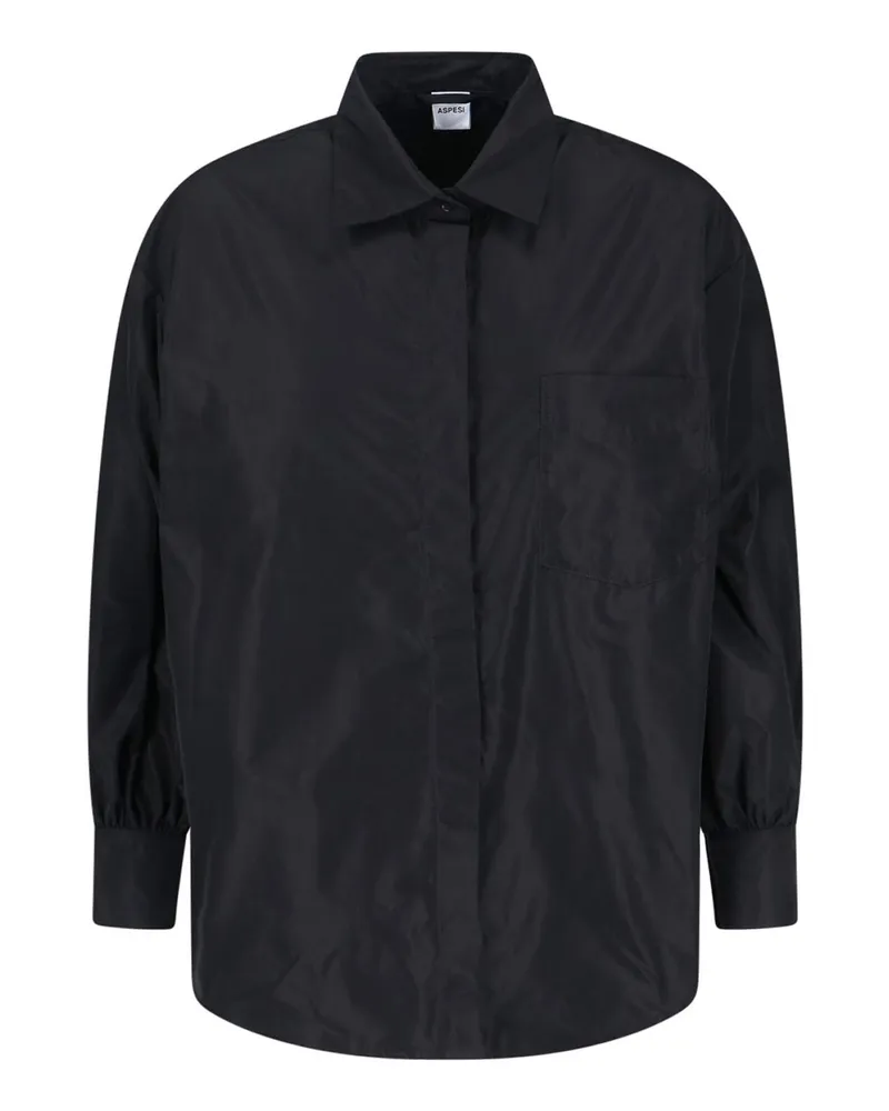 ASPESI Hemd - Schwarz Schwarz