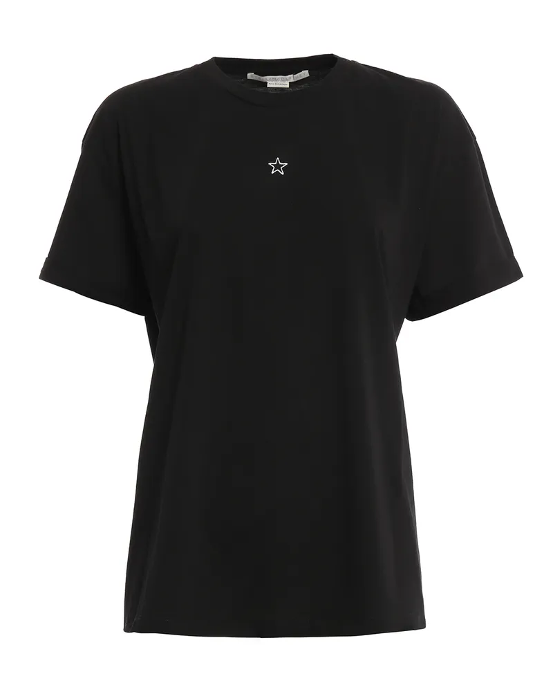 Stella McCartney T-Shirt Fur Damen - Schwarz Schwarz