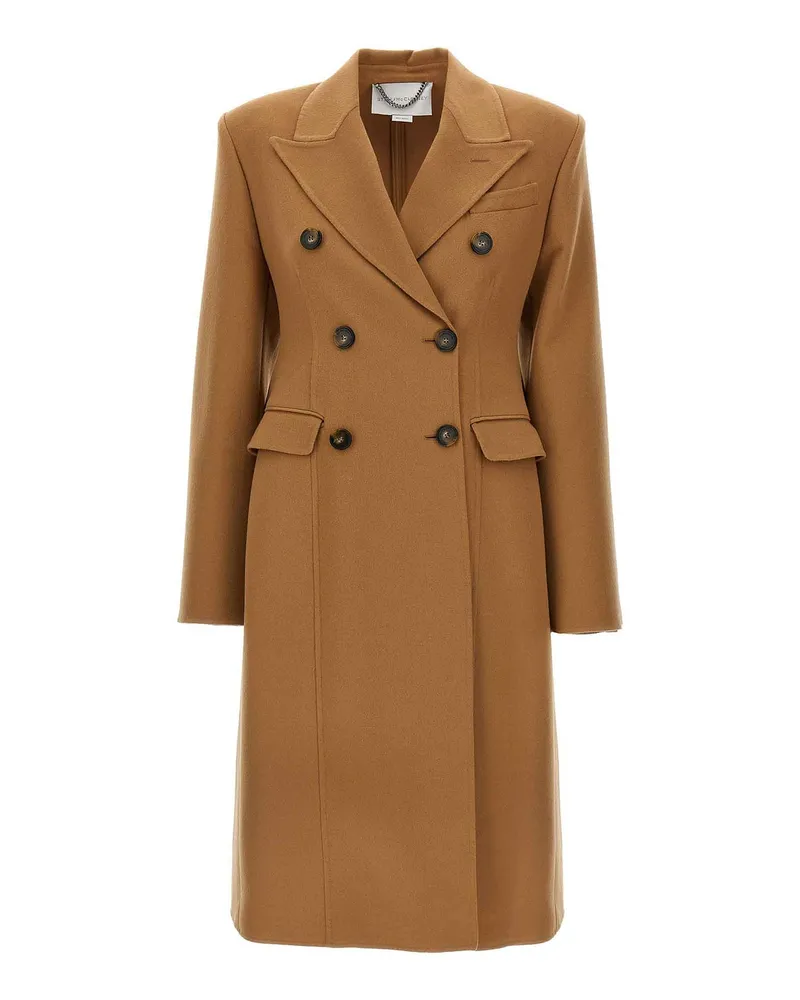 Stella McCartney Kurzer Mantel - Beige Beige