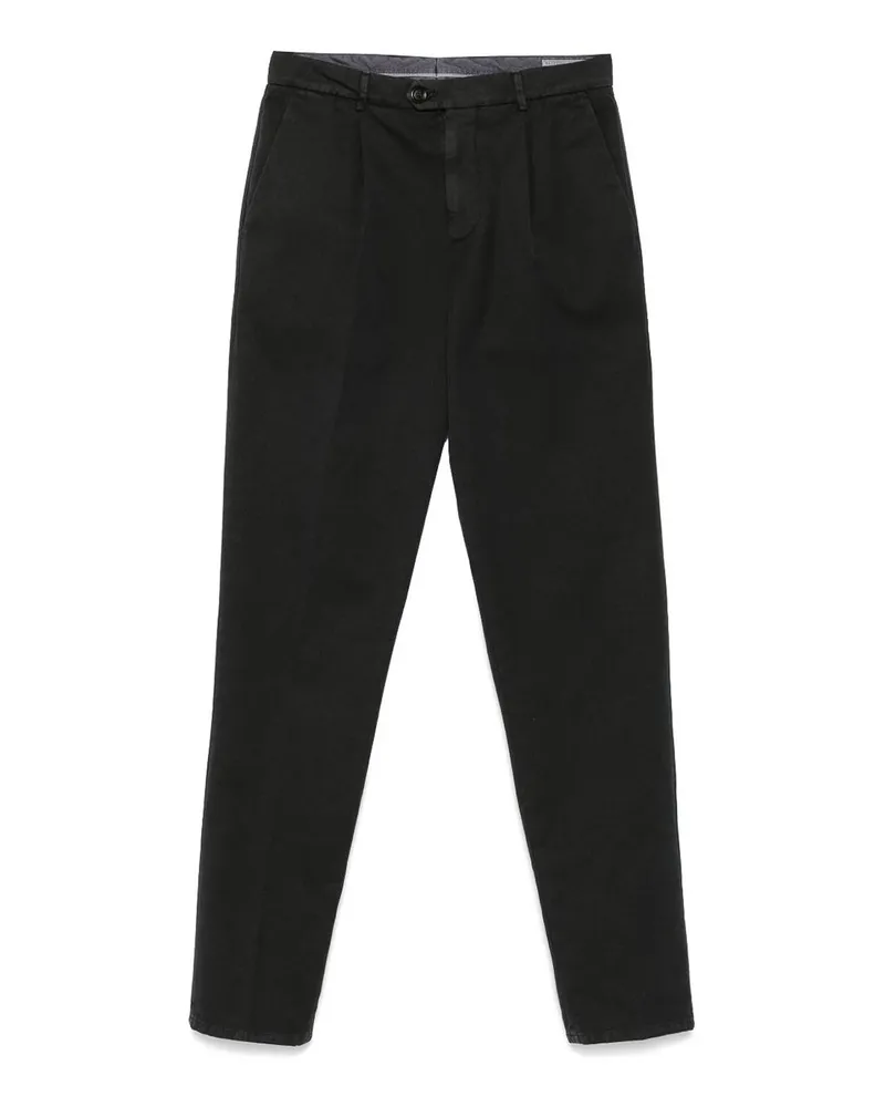 Brunello Cucinelli Casual Hose - Schwarz Schwarz