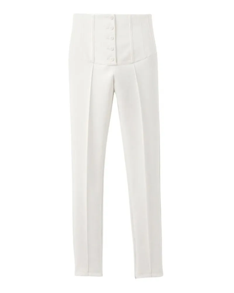 Jacquemus Casual Hose - Weiß Weiß
