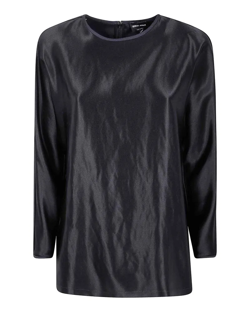 Giorgio Armani Hemd - Schwarz Schwarz