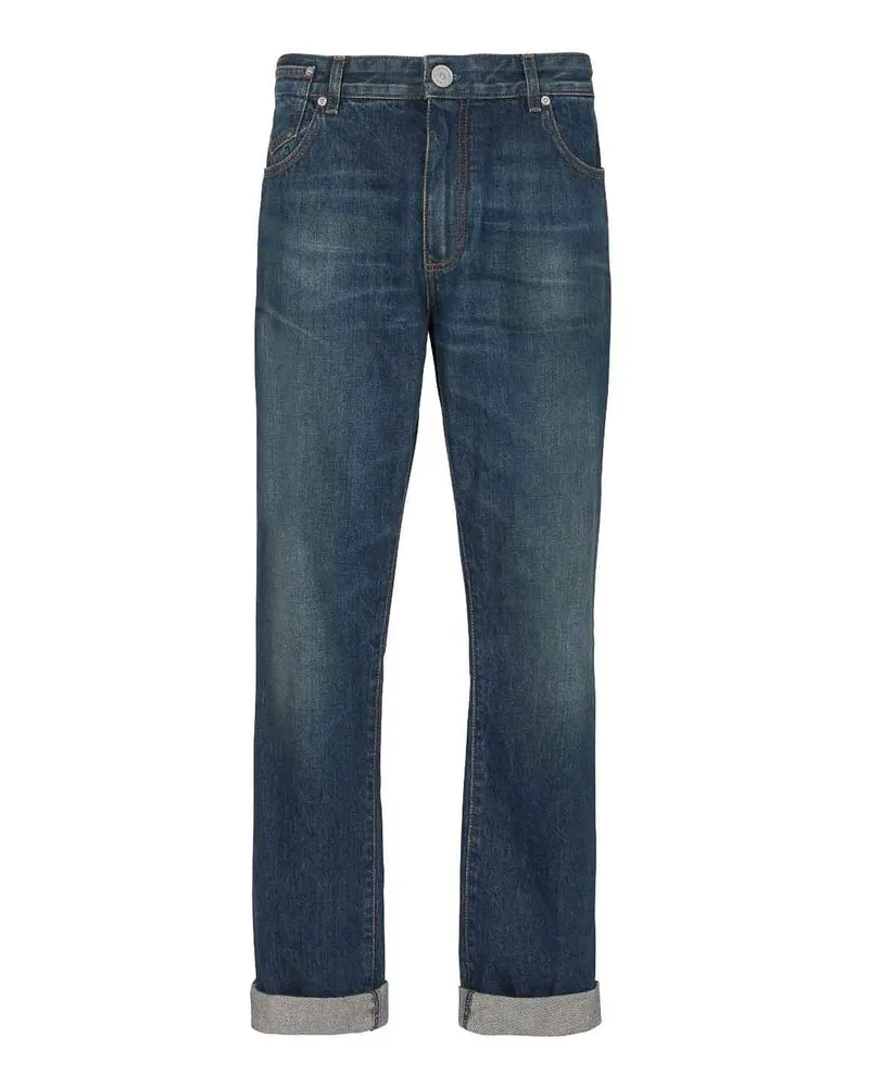 Balmain Bootcut Jeans - Blau Blau