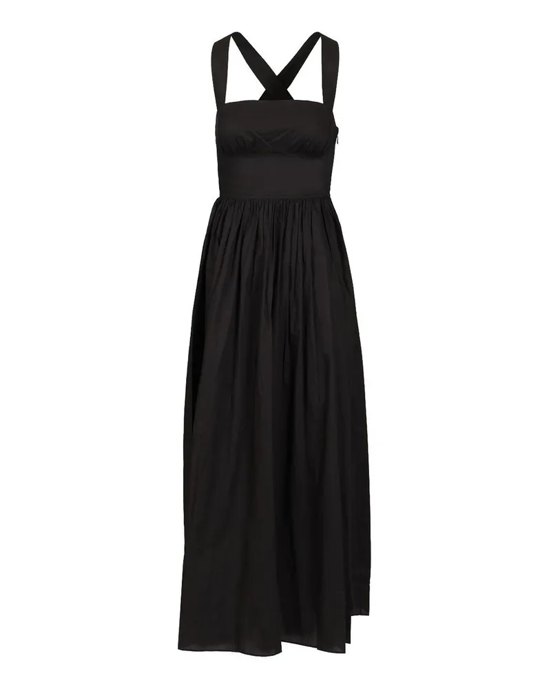Matteau Knielanges Kleid - Schwarz Schwarz