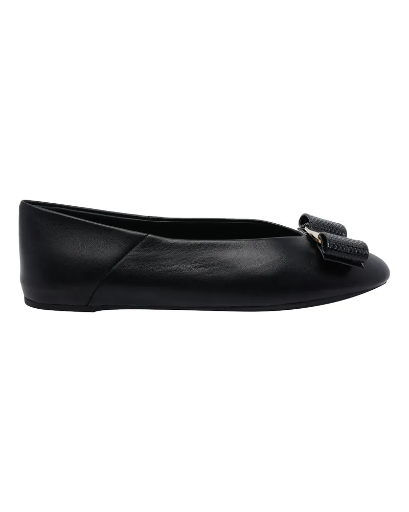 Ferragamo Ballerinas - Schwarz Schwarz
