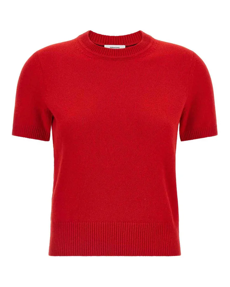 Ferragamo Rundhalspullover - Rot Rot
