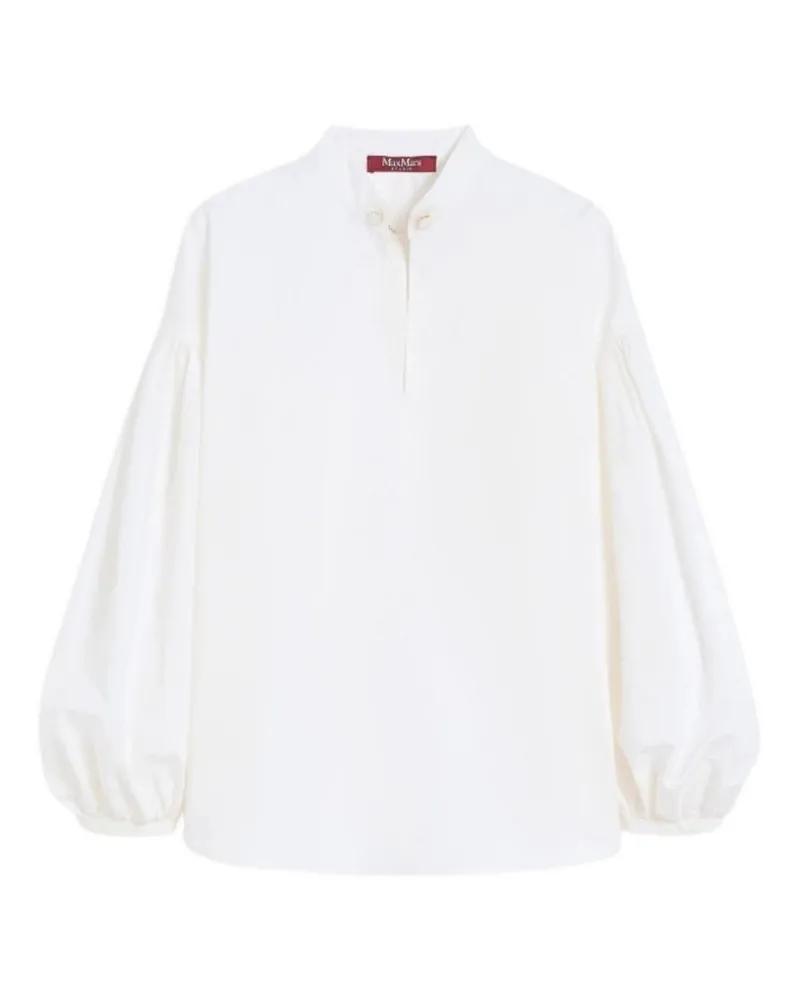 Max Mara Bluse - Weiß Weiß