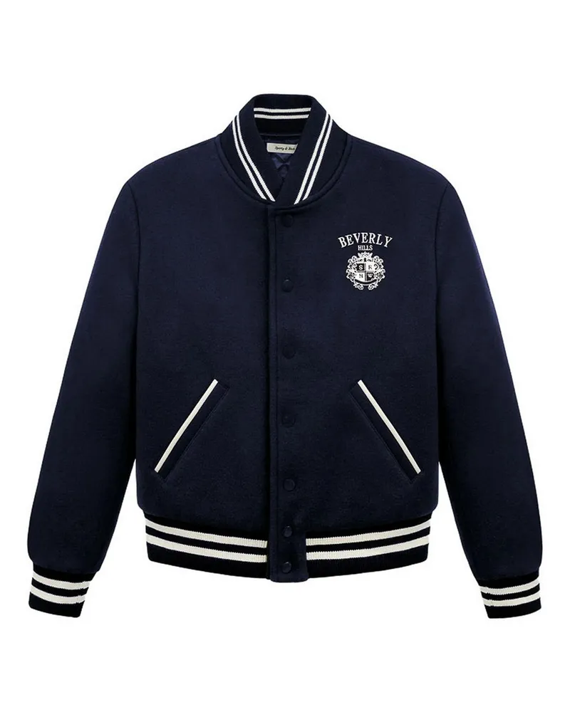 SPORTY & RICH Bomberjacke - Dunkelblau Dunkelblau