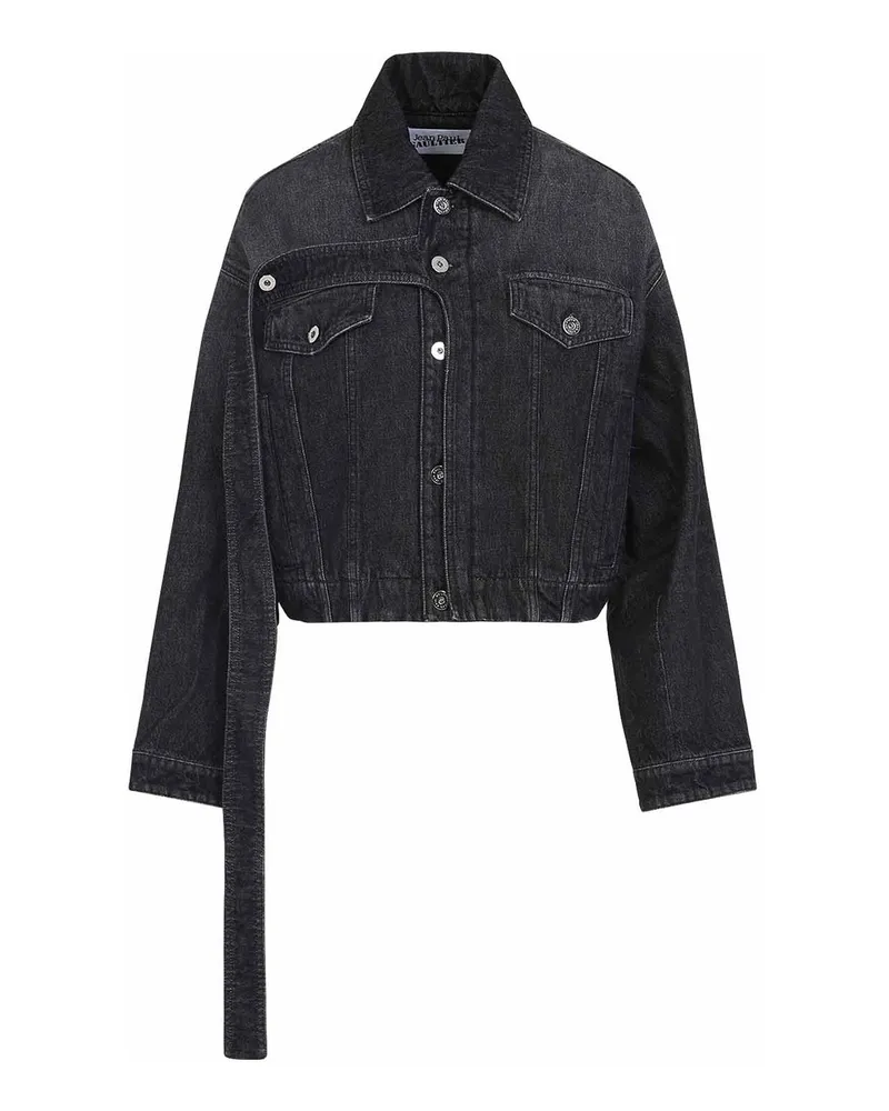 Jean Paul Gaultier Jeansjacke - Schwarz Schwarz