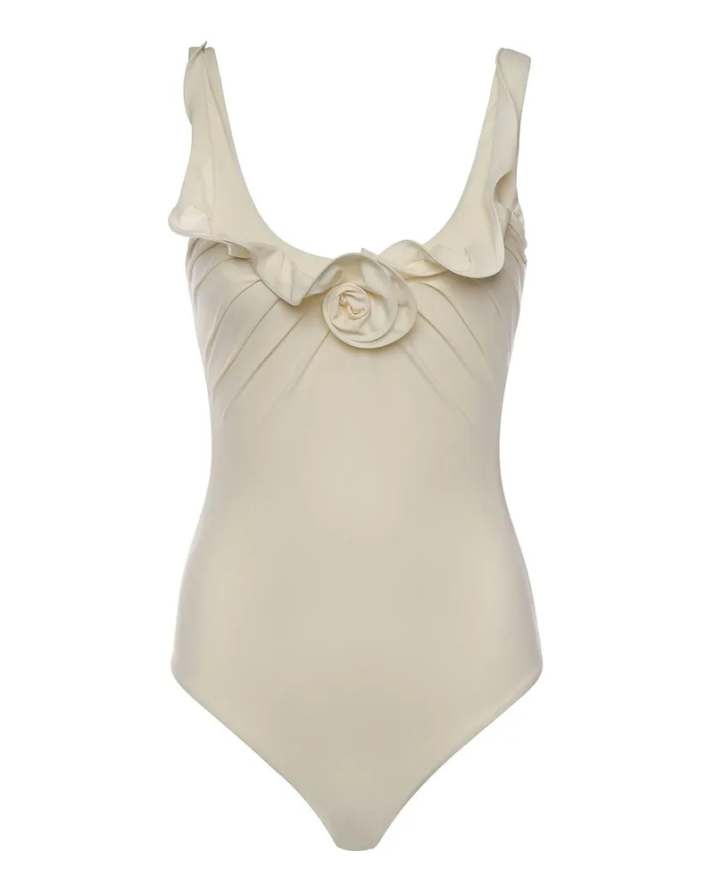 Magda Butrym Badehose - Weiß Weiß