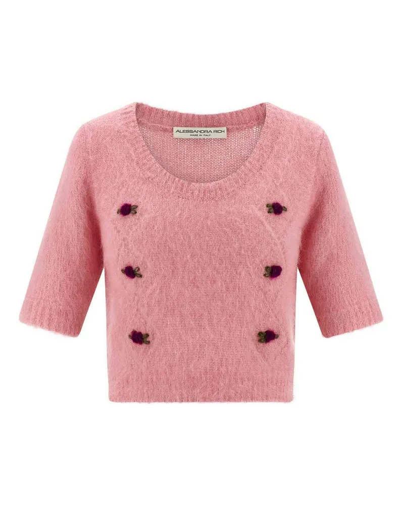 Alessandra Rich Cardigan - Nude Nude