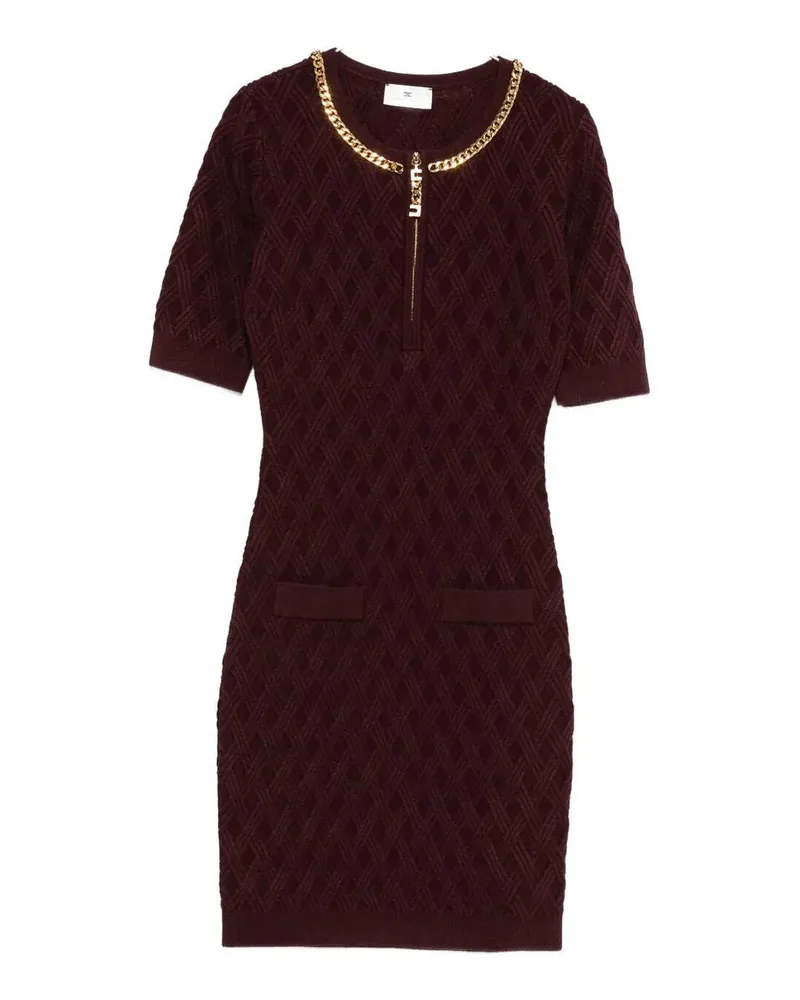Elisabetta Franchi Knielanges Kleid - Rot Rot