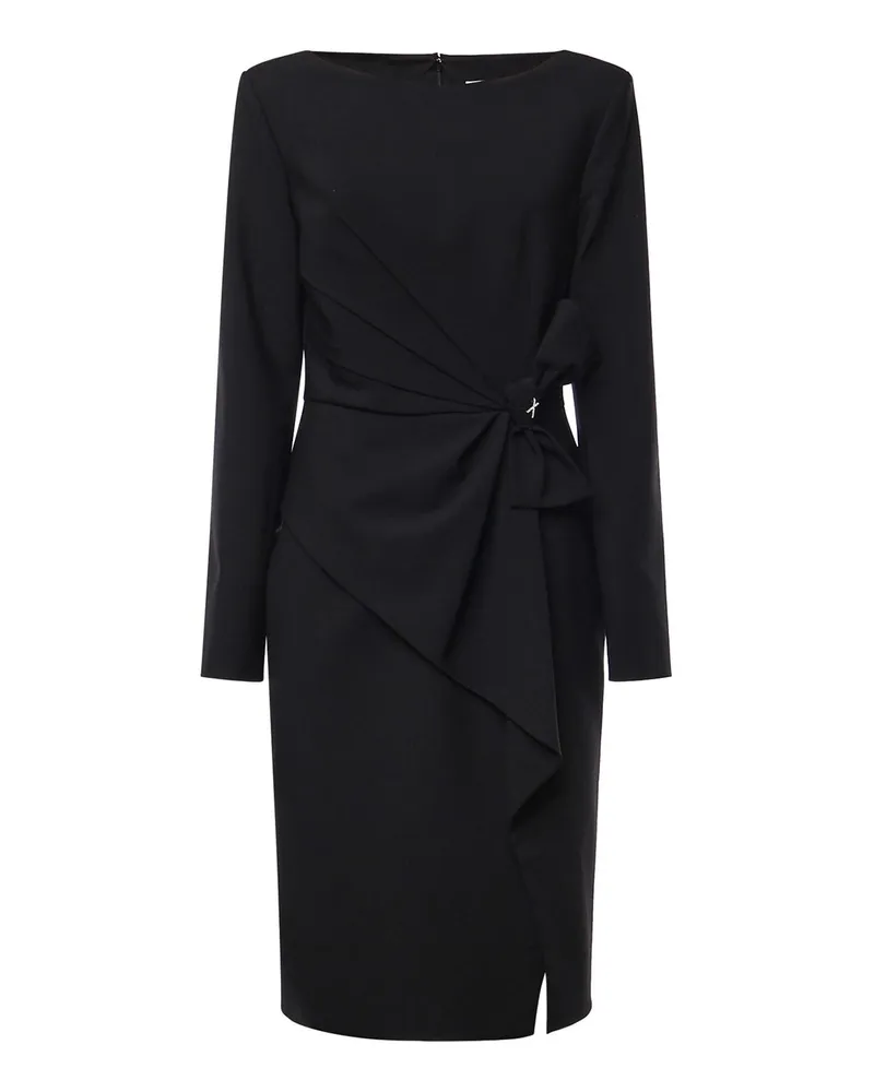Genny Knielanges Kleid - Schwarz Schwarz