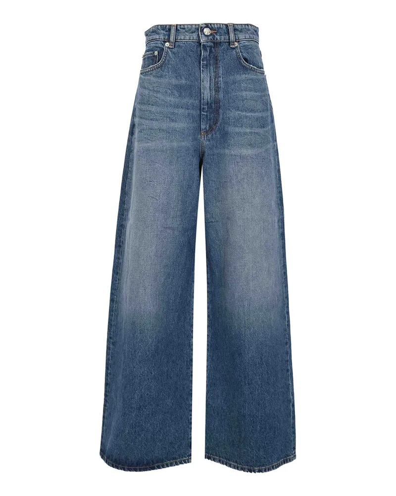 SPORTMAX Straight Leg Jeans - Blau Blau