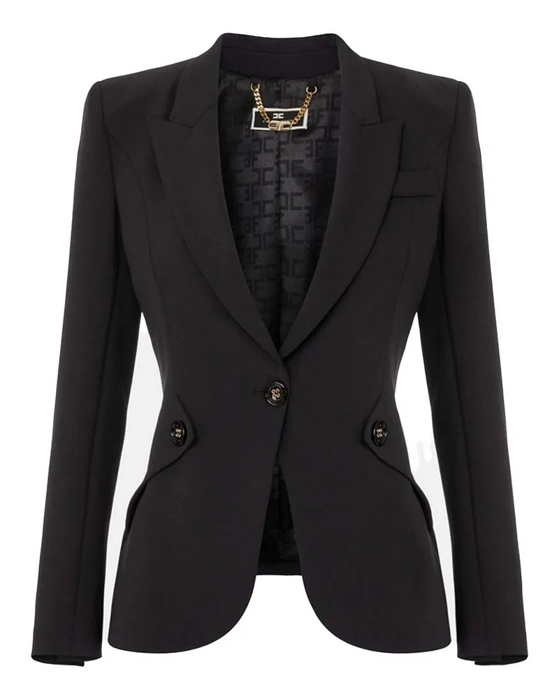 Elisabetta Franchi Casualjacke - Schwarz Schwarz