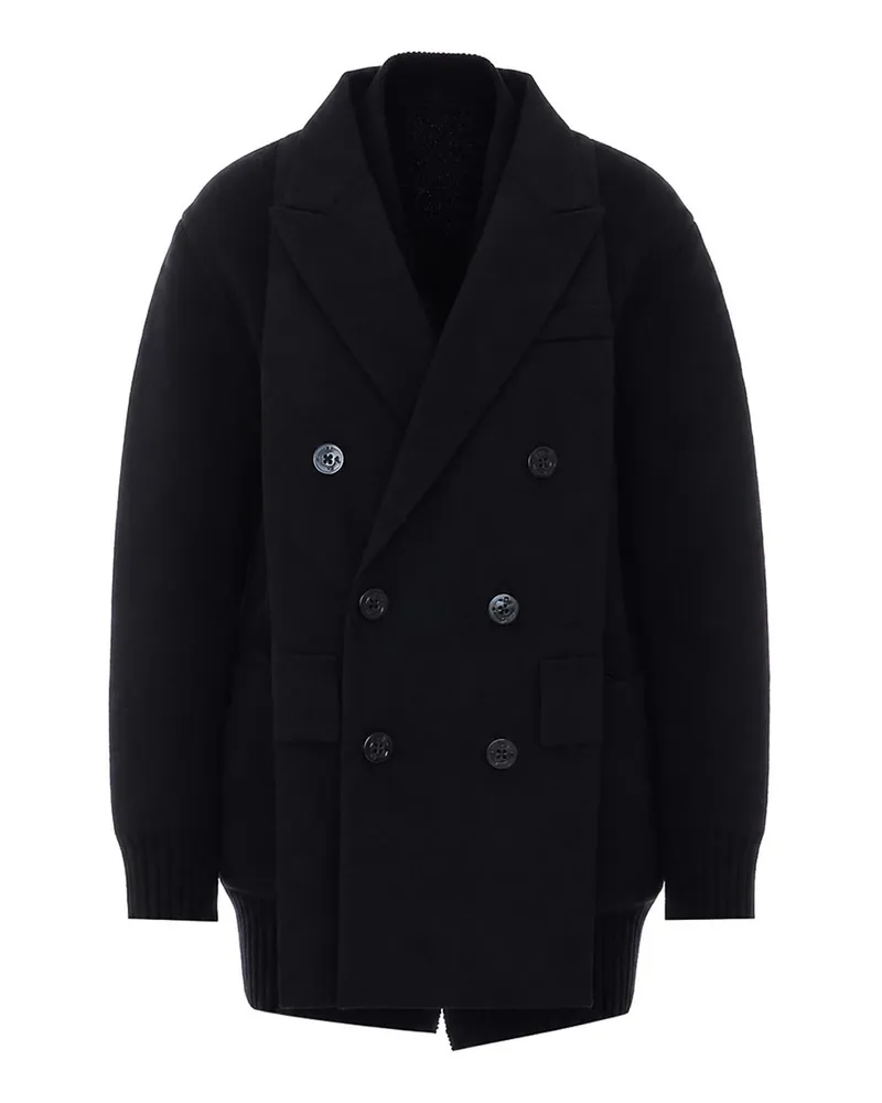 Sacai Cardigan - Schwarz Schwarz