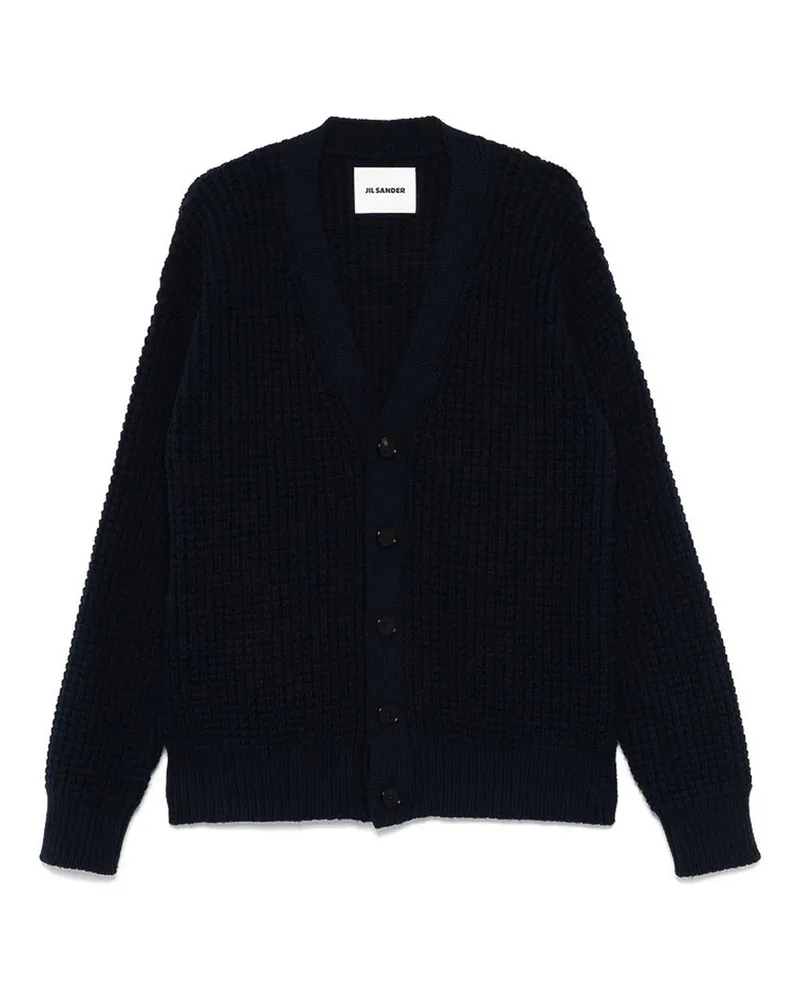 Jil Sander Rundhalspullover - Blau Blau