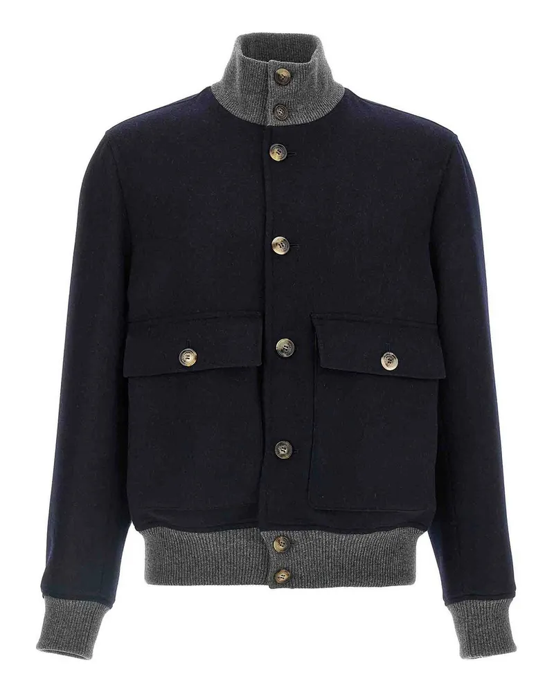 Brunello Cucinelli Bomberjacke - Blau Blau