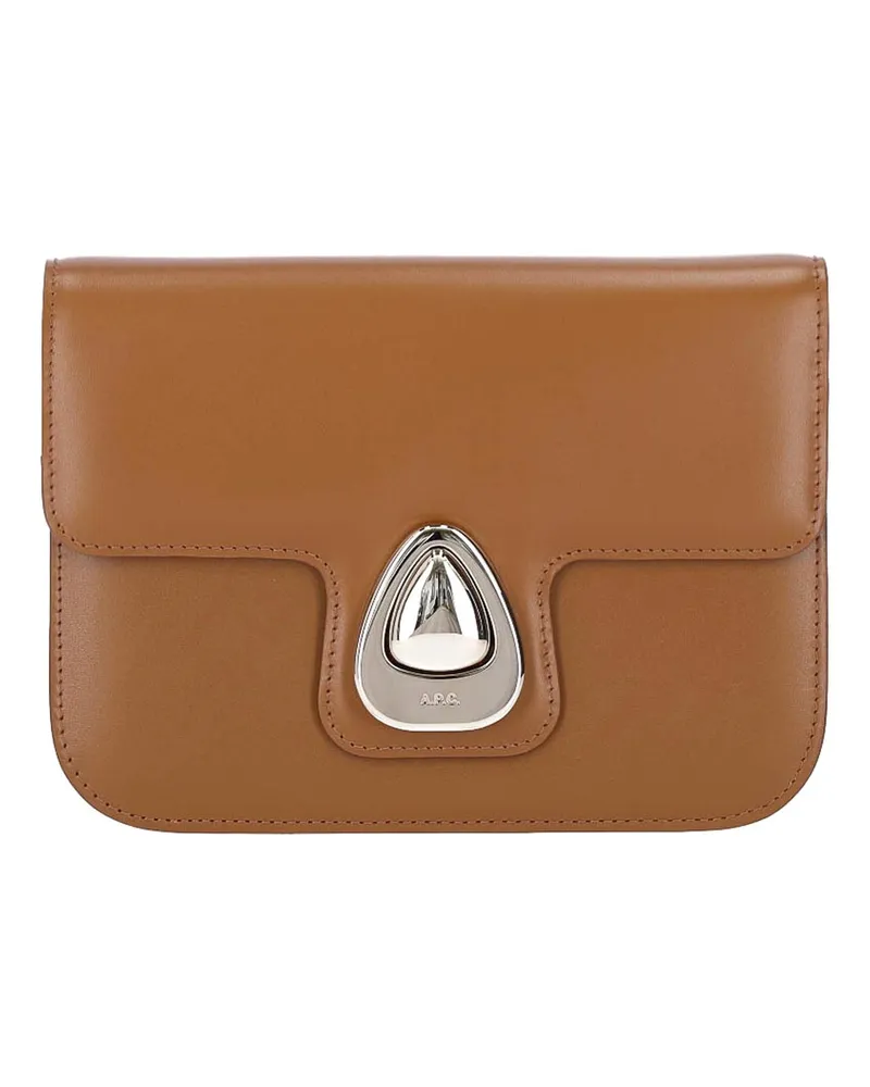 A.P.C. A. P.C. Umhängetasche - Braun Braun