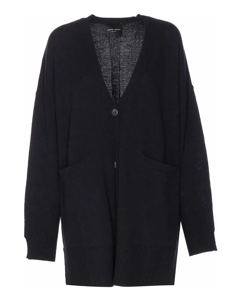 Roberto Collina Cardigan - Schwarz Schwarz