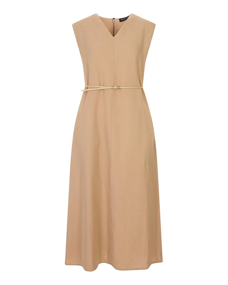 Fabiana Filippi Knielanges Kleid - Braun Braun