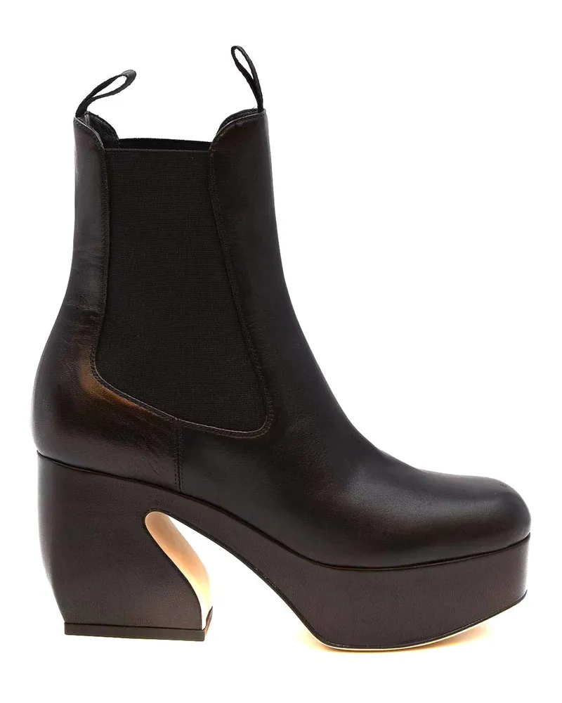 Sergio Rossi Stiefeletten - Schwarz Schwarz