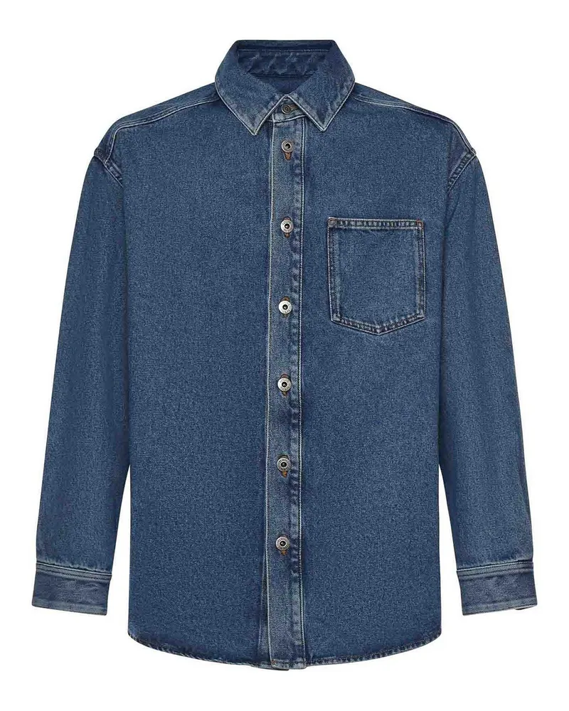 Loewe Hemd - Blau Blau