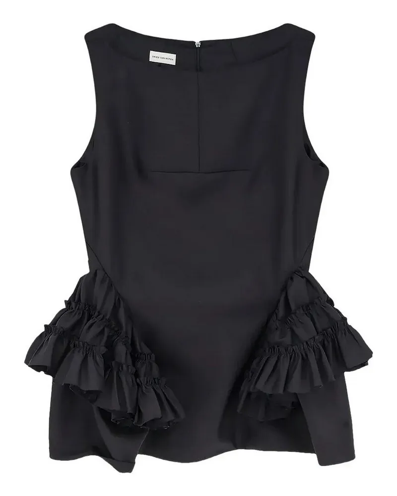 Dries van Noten Top - Schwarz Schwarz