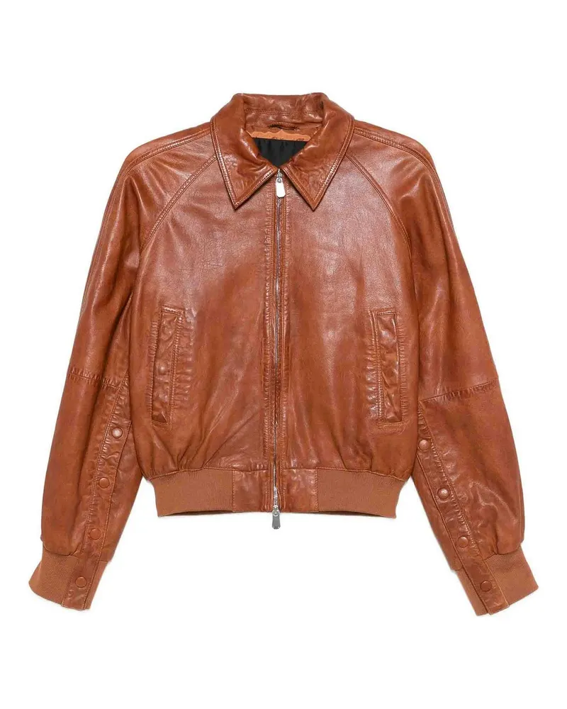 Pinko Bomberjacke - Creme Braun