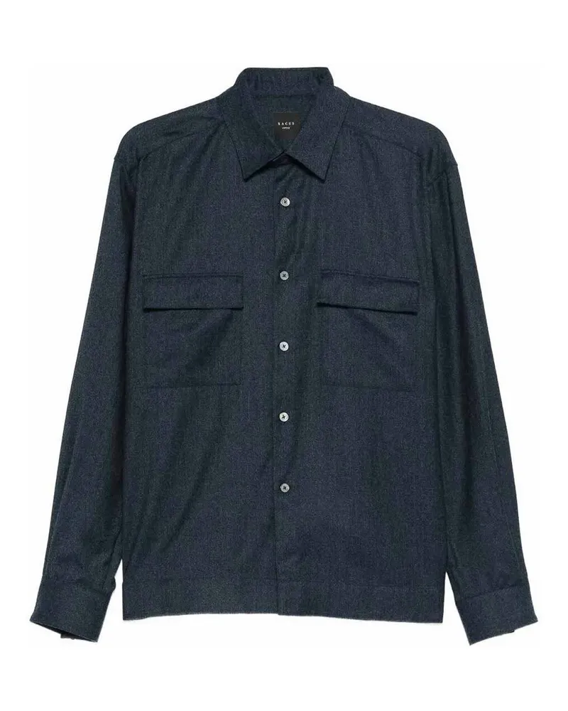 XACUS Hemd - Blau Blau