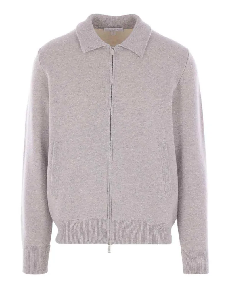 LARDINI Knielanger Mantel - Blau Blau