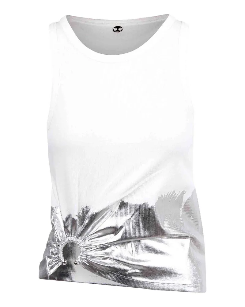 Paco Rabanne Top - Weiß Weiß