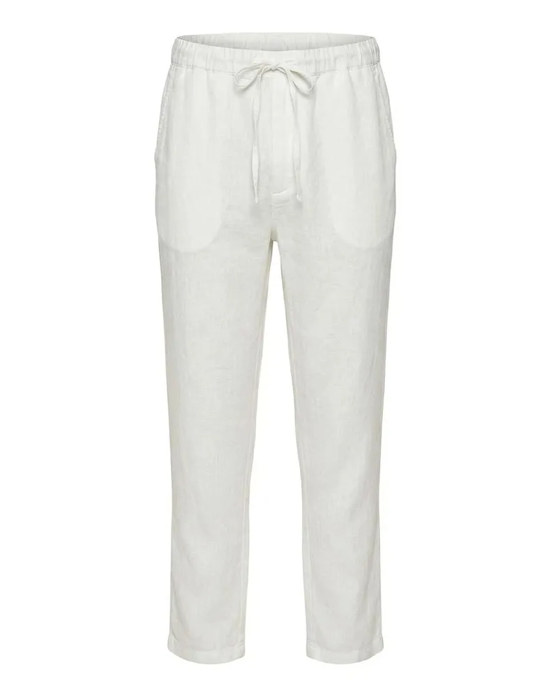 120% Lino Casual Hose - Weiß Weiß