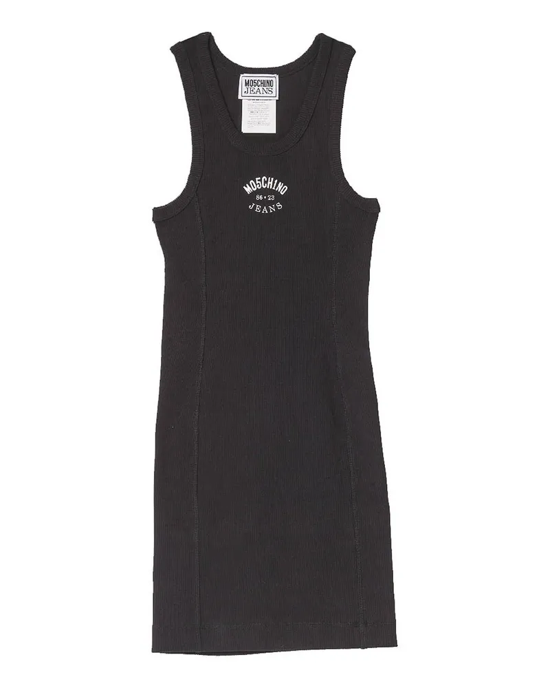 Moschino Knielanges Kleid - Schwarz Schwarz