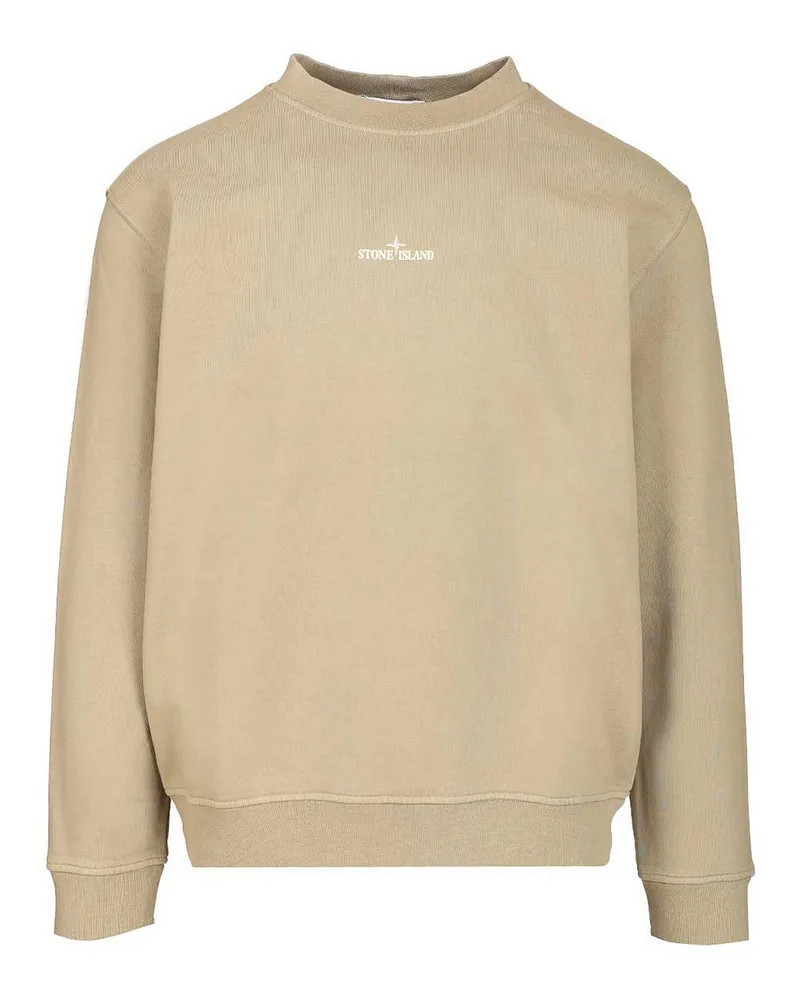 Stone Island Rundhalspullover - Beige Beige